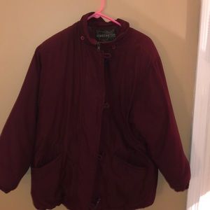 Maroon Bomber Jacket